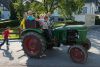 Kinderattraktion alter Traktor in Sögtrop