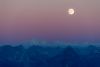 Mondaufgang über dem Allgäuer Hauptkamm, Hörnerdörfer im Allgäu